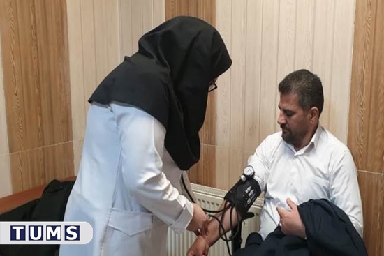 انجام پویش ملی غربالگری دیابت و فشارخون بالا در اتاق اصناف شهرستان اسلامشهر 